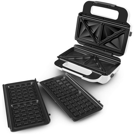 TEFAL | SW701110 | Wafle Maker Przekąska XL | 850 W | Liczba ciast 2 | Belgia | Biały/Szary TEFAL | SW701110 | Wafle Maker Przekąska XL | 850 W | Liczba ciast 2 | Belgia | Biały/Szary