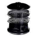TEFAL | VC140135 Parowar | Czarny | 900 W | Ilość koszy 2