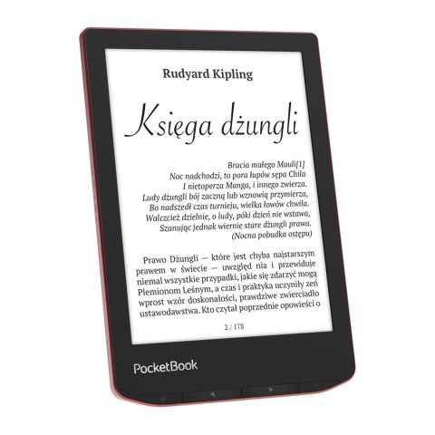 Czytnik e-Booków Pocketbook 634 Verse Pro passion czerwony Czytnik e-Booków Pocketbook 634 Verse Pro passion czerwony