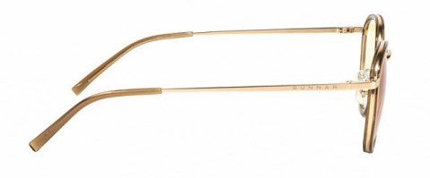 GUNNAR Optiks Atherton Okulary komputerowe - Przezroczyste szkło, złoty GUNNAR Optiks Atherton Okulary komputerowe - Przezroczyste szkło, złoty