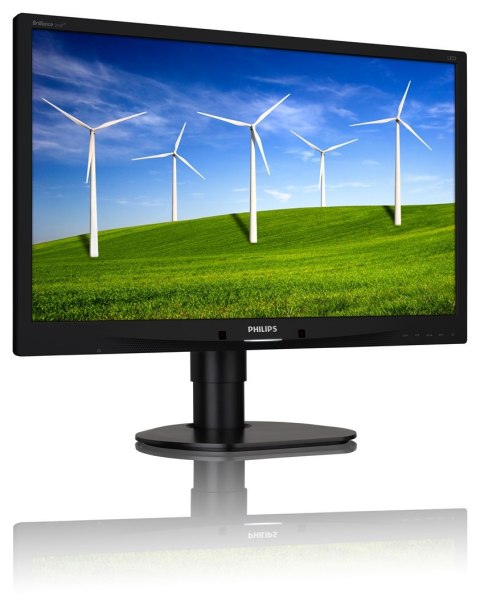 Monitor Philips 241B4LPYCB/00 (24"; TN; FullHD 1920x1080; DisplayPort, DVI, VGA; czarny) Monitor Philips 241B4LPYCB/00 (24"; TN; FullHD 1920x1080; DisplayPort, DVI, VGA; czarny)