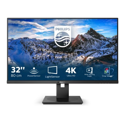Philips B Line 328B1/00 monitor LED display 80 cm (31.5") 3840 x 2160 px 4K Ultra HD Czarny Philips B Line 328B1/00 monitor LED display 80 cm (31.5") 3840 x 2160 px 4K Ultra HD Czarny