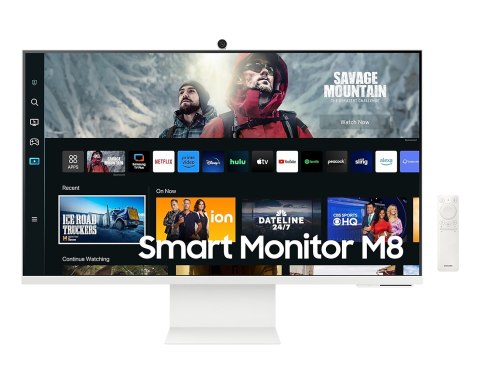 Samsung Smart Monitor LS32CM801UUXDU 32" VA 4K 16:9 4 ms 400 cd/m2 Biały ilość portów HDMI 1 60 Hz Samsung Smart Monitor LS32CM801UUXDU 32" VA 4K 16:9 4 ms 400 cd/m2 Biały ilość portów HDMI 1 60 Hz