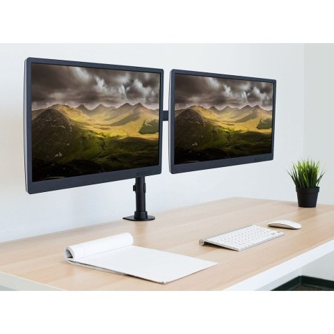 TECHLY PODWÓJNE RAMIĘ BIURKOWE 2X LED/LCD 13-27 CA TECHLY PODWÓJNE RAMIĘ BIURKOWE 2X LED/LCD 13-27 CA