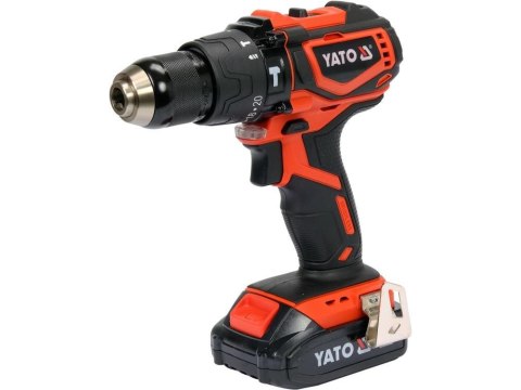 YATO WIERTARKO-WKRĘTARKA UDAROWA 18V 42Nm 1x2,0Ah LI-ION BEZSZCZOTKOWA, W WALIZCE YT-82796 YATO WIERTARKO-WKRĘTARKA UDAROWA 18V 42Nm 1x2,0Ah LI-ION BEZSZCZOTKOWA, W WALIZCE YT-82796
