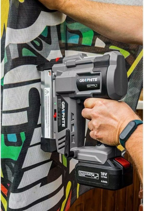 Zszywacz akumulatorowy Graphite 2w1 Energy+ 18V Li-Ion bez akumulatora Zszywacz akumulatorowy Graphite 2w1 Energy+ 18V Li-Ion bez akumulatora