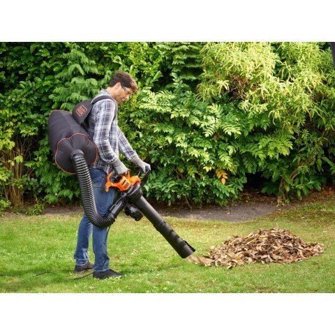 Odkurzacz do liści 3000W BEBLV300-QS Black+Decker Odkurzacz do liści 3000W BEBLV300-QS Black+Decker
