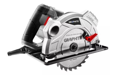 Pilarka tarczowa 1500W Graphite tarcza 185 mm Pilarka tarczowa 1500W Graphite tarcza 185 mm