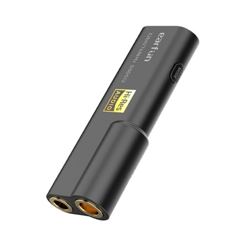 Wzmacniacz słuchawkowy USB-C Earfun UA100 czarny Wzmacniacz słuchawkowy USB-C Earfun UA100 czarny