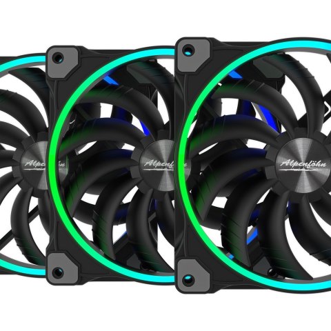 Wentylator Alpenfohn Wing Boost 3 ARGB 140mm 3 szt. Czarne Wentylator Alpenfohn Wing Boost 3 ARGB 140mm 3 szt. Czarne