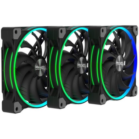 Wentylator Alpenfohn Wing Boost 3 ARGB 140mm 3 szt. Czarne Wentylator Alpenfohn Wing Boost 3 ARGB 140mm 3 szt. Czarne