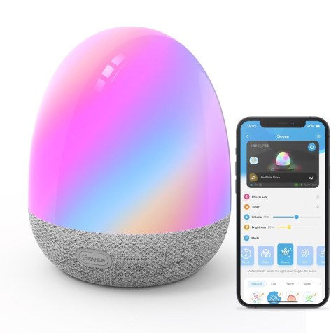GOVEE H6057 LAMPA LED RGBICW, 100LM, 3000MAH, WI-FI, BLUETOOTH, ALEXA, GOOGLE ASSISTANT GOVEE H6057 LAMPA LED RGBICW, 100LM, 3000MAH, WI-FI, BLUETOOTH, ALEXA, GOOGLE ASSISTANT