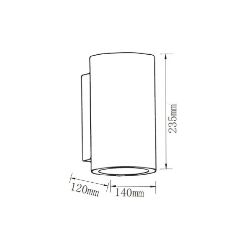 Kinkiet V-TAC SKU8697 VT-894 35W Max Kinkiet V-TAC SKU8697 VT-894 35W Max