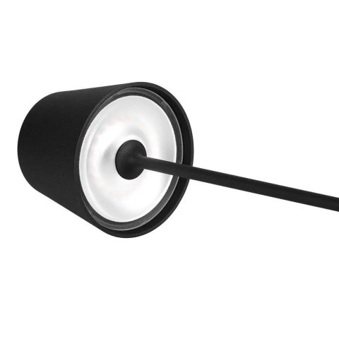 Lampka Biurkowa Nocna V-TAC 2W LED Ładowanie Ściemnianie IP54 Czarna VT-7522 3000K 200lm Lampka Biurkowa Nocna V-TAC 2W LED Ładowanie Ściemnianie IP54 Czarna VT-7522 3000K 200lm
