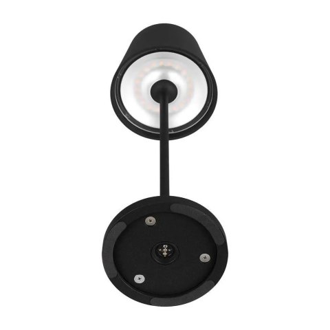 Lampka Biurkowa Nocna V-TAC 2W LED Ładowanie Ściemnianie IP54 Czarna VT-7522 3000K 200lm Lampka Biurkowa Nocna V-TAC 2W LED Ładowanie Ściemnianie IP54 Czarna VT-7522 3000K 200lm
