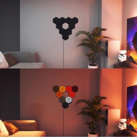 Nanoleaf Shapes Black Hexagons Starter Kit (9 panels) Nanoleaf Shapes Black Hexagons Starter Kit (9 panels)