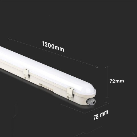 Oprawa Hermetyczna LED V-TAC SAMSUNG M-SERIES 60W 120cm 120Lm/W VT-120060 6500K 7200lm 5 Lat Gwarancji Oprawa Hermetyczna LED V-TAC SAMSUNG M-SERIES 60W 120cm 120Lm/W VT-120060 6500K 7200lm 5 Lat Gwarancji