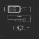 Oprawa V-TAC SKU20430 VT-39ST-S 4000K 30W 3000lm