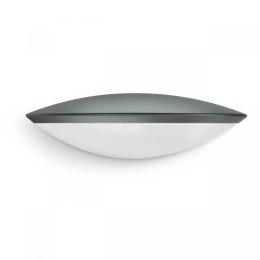 Oprawa ścienna, kinkiet z czujnikiem ruchu i zmierzchu, bluetooth L 825 LED iHF Connect antracyt 12W / 770lm / 3000K Steinel-ośw