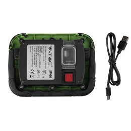 V-TAC PROJEKTOR LED V-TAC 10W ŁADOWALNY USB SAMSUN