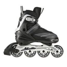 Łyżworolki NILS Extreme NA1123A czarno-szare rozm. M (35-38)