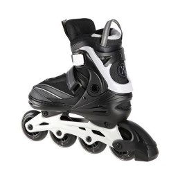 Łyżworolki NILS Extreme NA1123A czarno-szare rozm. M (35-38)
