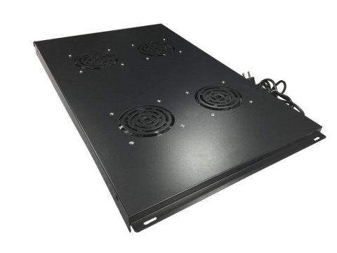ALANTEC Panel wentylacyjny dachowy, 4 wentylatory, do szaf 600x1000, kolor czarny ALANTEC Panel wentylacyjny dachowy, 4 wentylatory, do szaf 600x1000, kolor czarny