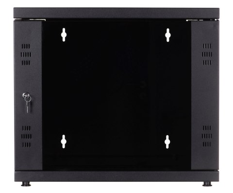 ALANTEC Szafa rack wisząca STRONG RACK 19" 9U 600x450, drzwi szklane, kolor czarny FLAT PACK ALANTEC Szafa rack wisząca STRONG RACK 19" 9U 600x450, drzwi szklane, kolor czarny FLAT PACK