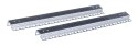 ALANTEC Szafa rack wisząca STRONG RACK 19" 9U 600x450, drzwi szklane, kolor czarny FLAT PACK