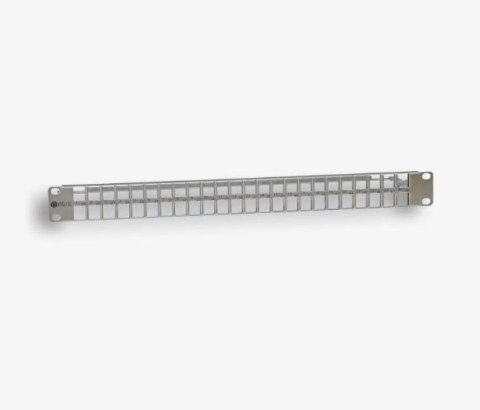 EmiterNet Panel 19" 48xRJ45 STP (1U) do gniazd beznarzędziowych, ekranowany, nieuzbrojony, z półką EmiterNet Panel 19" 48xRJ45 STP (1U) do gniazd beznarzędziowych, ekranowany, nieuzbrojony, z półką