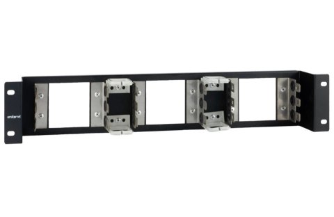 EmiterNet Panel 19" na 9 złączy telefonicznych (2U) czarny EmiterNet Panel 19" na 9 złączy telefonicznych (2U) czarny