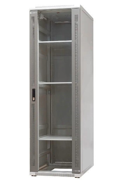 EmiterNet Szafa ramowa stojąca 42U, drzwi przód blacha/szkło, 600x1000x1980mm (szer./gł./wys.) EmiterNet Szafa ramowa stojąca 42U, drzwi przód blacha/szkło, 600x1000x1980mm (szer./gł./wys.)