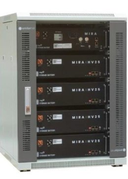EmiterNet Szafa ramowa stojąca do 5 modułów bateryjnych, 16U, kolor czarny, wym.600X600x820 (szer. x gł. x wys. mm), drzwi blach