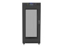 LANBERG SZAFA STOJĄCA RACK 19" 27U 600X800 DRZWI PERFOROWANE LCD CZARNA FF01-6827-23BL (FLAT PACK)