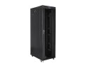 LANBERG SZAFA STOJĄCA RACK 19" 42U 800X1200 DRZWI SZKLANE LCD CZARNA FF01-8242-12BL (FLAT PACK)