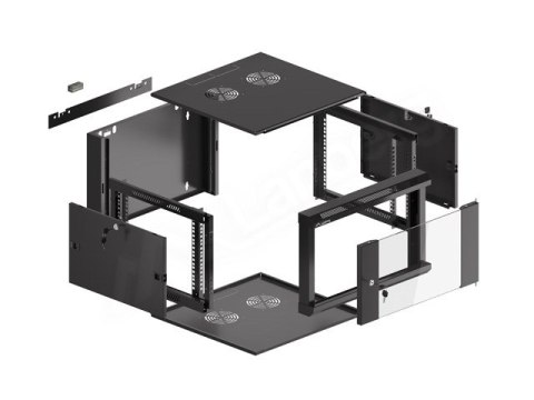 LANBERG SZAFA WISZĄCA 19" 6U 570X600 SZYBKI MONTAŻ (CZARNA, FLAT PACK) WFFA-5606-10B LANBERG SZAFA WISZĄCA 19" 6U 570X600 SZYBKI MONTAŻ (CZARNA, FLAT PACK) WFFA-5606-10B