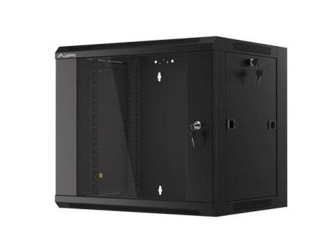 LANBERG SZAFA WISZĄCA 19" 9U 570X450 SZYBKI MONTAŻ (CZARNA, FLAT PACK) WFFA-5409-10B LANBERG SZAFA WISZĄCA 19" 9U 570X450 SZYBKI MONTAŻ (CZARNA, FLAT PACK) WFFA-5409-10B