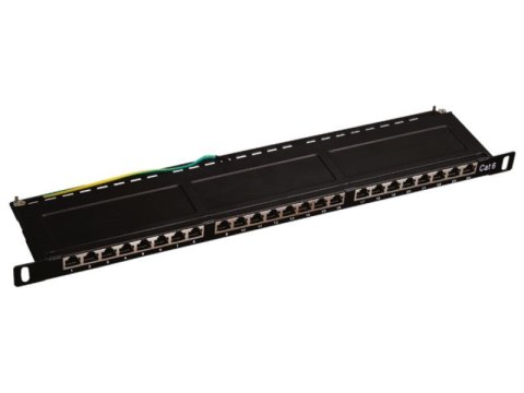 Patch panel A-LAN PK028 (0.5U; 19"; kat. 6; STP; 24xRJ-45) Patch panel A-LAN PK028 (0.5U; 19"; kat. 6; STP; 24xRJ-45)