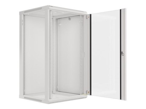 Szafa jednosekcyjna Lanberg WF01-6622-10S (22U; 1080mm / 600mm / 600 mm; wisząca; Szklane; 19''; kolor szary) Szafa jednosekcyjna Lanberg WF01-6622-10S (22U; 1080mm / 600mm / 600 mm; wisząca; Szklane; 19''; kolor szary)