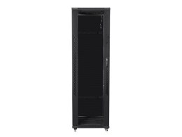 Szafa jednosekcyjna, zamykana na zamek Lanberg FF01-6642-12B (42U; 19''; 2050mm / 600mm / 600 mm; stojąca; Pełne, Szklane; 800 k