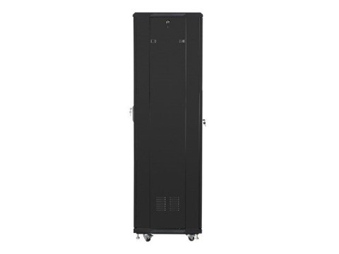 Szafa jednosekcyjna, zamykana na zamek Lanberg FF01-6642-12B (42U; 19''; 2050mm / 600mm / 600 mm; stojąca; Pełne, Szklane; 800 k Szafa jednosekcyjna, zamykana na zamek Lanberg FF01-6642-12B (42U; 19''; 2050mm / 600mm / 600 mm; stojąca; Pełne, Szklane; 800 k