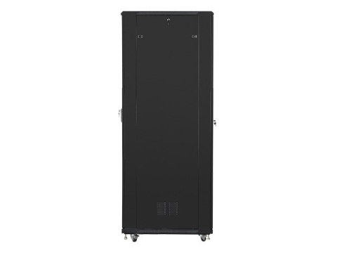 Szafa jednosekcyjna, zamykana na zamek Lanberg FF01-8047-12B (47U; 19'' / 800mm / 1000 mm; stojąca; Pełne, Szklane; 800 kg; kolo Szafa jednosekcyjna, zamykana na zamek Lanberg FF01-8047-12B (47U; 19'' / 800mm / 1000 mm; stojąca; Pełne, Szklane; 800 kg; kolo