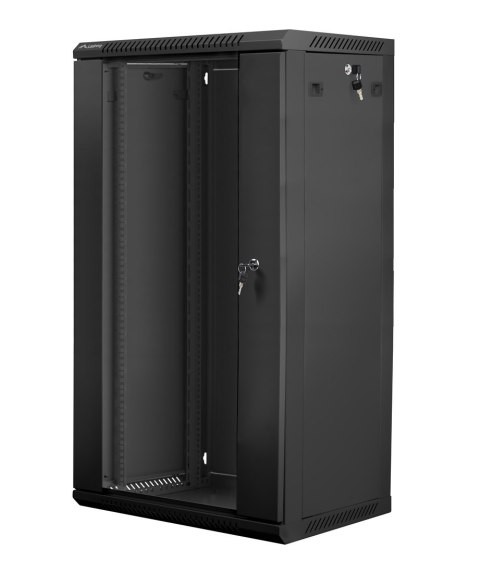Szafa rack Lanberg WF01-6422-10B (22U; 1082mm / 600mm / 450 mm; wisząca; Otwierane; 19''; kolor czarny) Szafa rack Lanberg WF01-6422-10B (22U; 1082mm / 600mm / 450 mm; wisząca; Otwierane; 19''; kolor czarny)