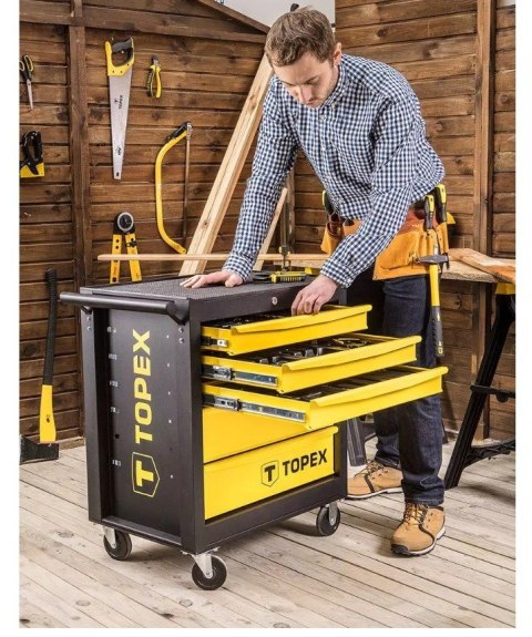 Szafka warsztatowa Topex 455 elementów Szafka warsztatowa Topex 455 elementów