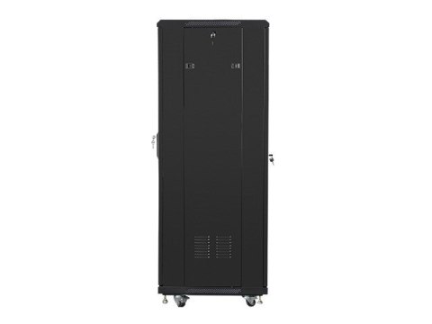 Szafy jednosekcyjna, zamykana na zamek Lanberg FF01-6632-12B (32U; 19'' / 600mm / 600 mm; stojąca; Pełne, Szklane; 800 kg; kolor Szafy jednosekcyjna, zamykana na zamek Lanberg FF01-6632-12B (32U; 19'' / 600mm / 600 mm; stojąca; Pełne, Szklane; 800 kg; kolor