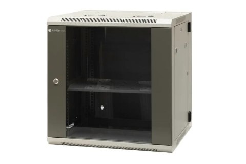 EmiterNet Szafa wisząca dzielona 19" 12U, drzwi blacha/szkło, 600×550×635mm szer./gł./wys. EmiterNet Szafa wisząca dzielona 19" 12U, drzwi blacha/szkło, 600×550×635mm szer./gł./wys.
