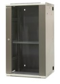EmiterNet Szafa wisząca dzielona 19" 22U, drzwi blacha/szkło, 600×550×1083mm szer./gł./wys.