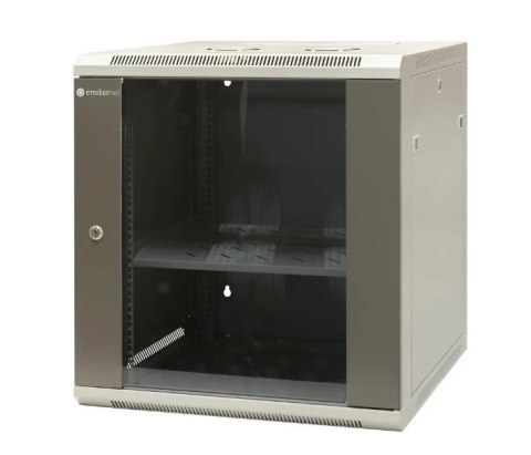 EmiterNet Szafa wisząca niedzielona 19'' 12U, drzwi blacha/szkło, 600×600×635mm szer./gł./wys. EmiterNet Szafa wisząca niedzielona 19'' 12U, drzwi blacha/szkło, 600×600×635mm szer./gł./wys.