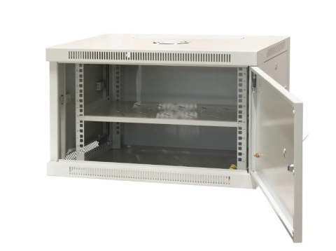 EmiterNet Szafa wisząca niedzielona 19'' 6U, drzwi całe z blachy, 600×450×370mm szer./gł./wys. EmiterNet Szafa wisząca niedzielona 19'' 6U, drzwi całe z blachy, 600×450×370mm szer./gł./wys.