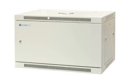 EmiterNet Szafa wisząca niedzielona 19'' 6U, drzwi całe z blachy, 600×450×370mm szer./gł./wys.